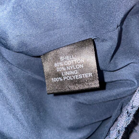 HILTON HOLLIS Blue Lace Top Size L - Picture 6 of 7